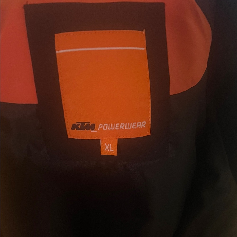 Men's Orange and Black Vest - Picture 4 of 7